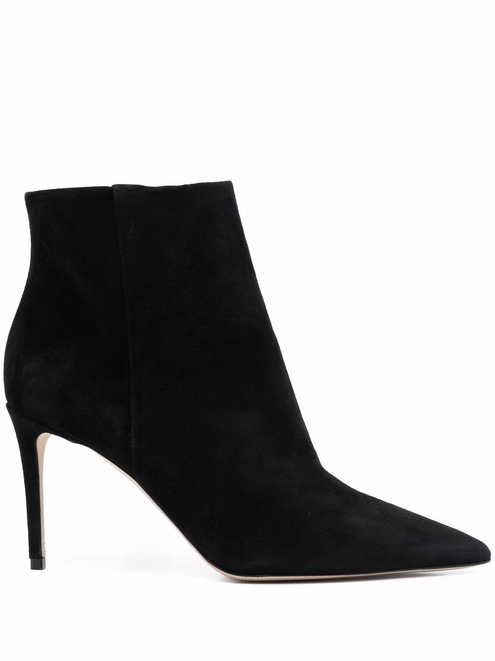 Scarosso x Brian Atwood Anya suede ankle boots - Black von Scarosso