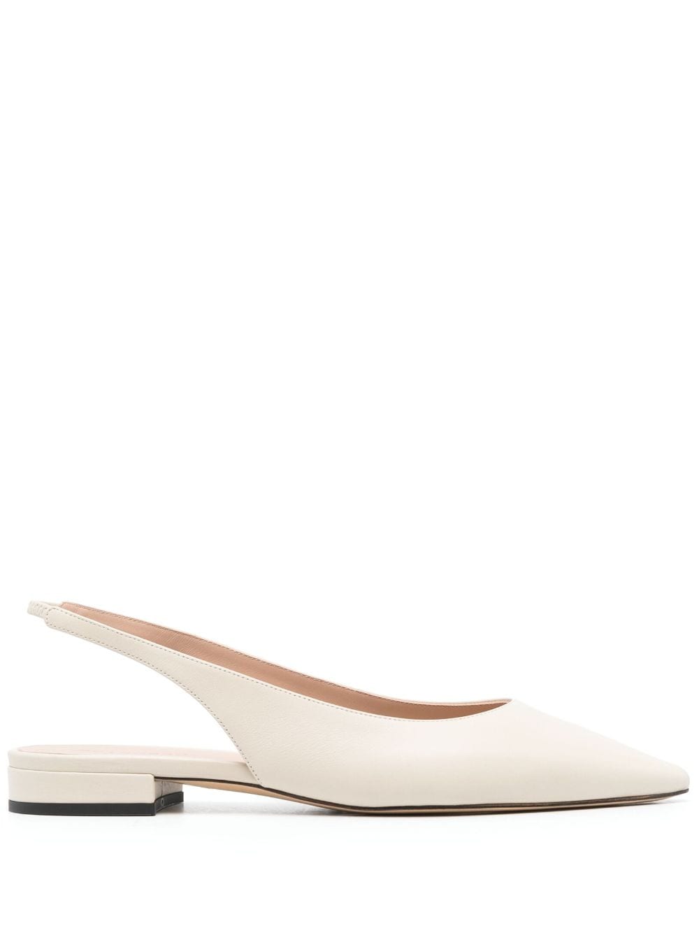 Scarosso pointed-toe slingback ballerina shoes - Neutrals von Scarosso