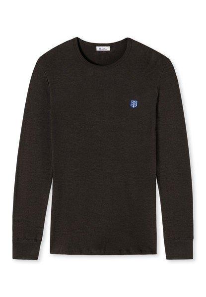 Sweatshirt Bequem Sitzend-shirt 1/1 - Friedrich Herren Braun Bedruckt XL von Schiesser Revival