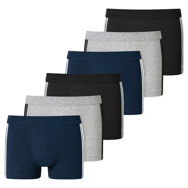 6er Pack - 955 Stretch - Organic Cotton - Shorts Pants Herren Multicolor L von Schiesser