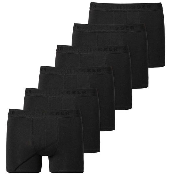 6er Pack Teens Boys 955 Organic Cotton - Shorts Pants Jungen Schwarz 176 von Schiesser