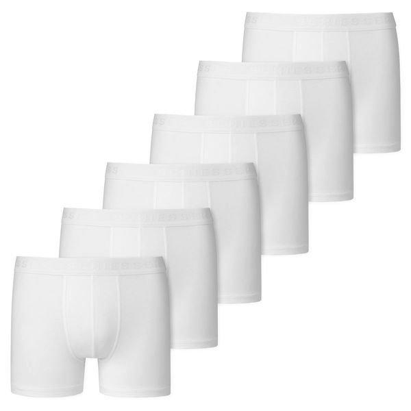 6er Pack Teens Boys 955 Organic Cotton - Shorts Pants Jungen Weiss 164 von Schiesser
