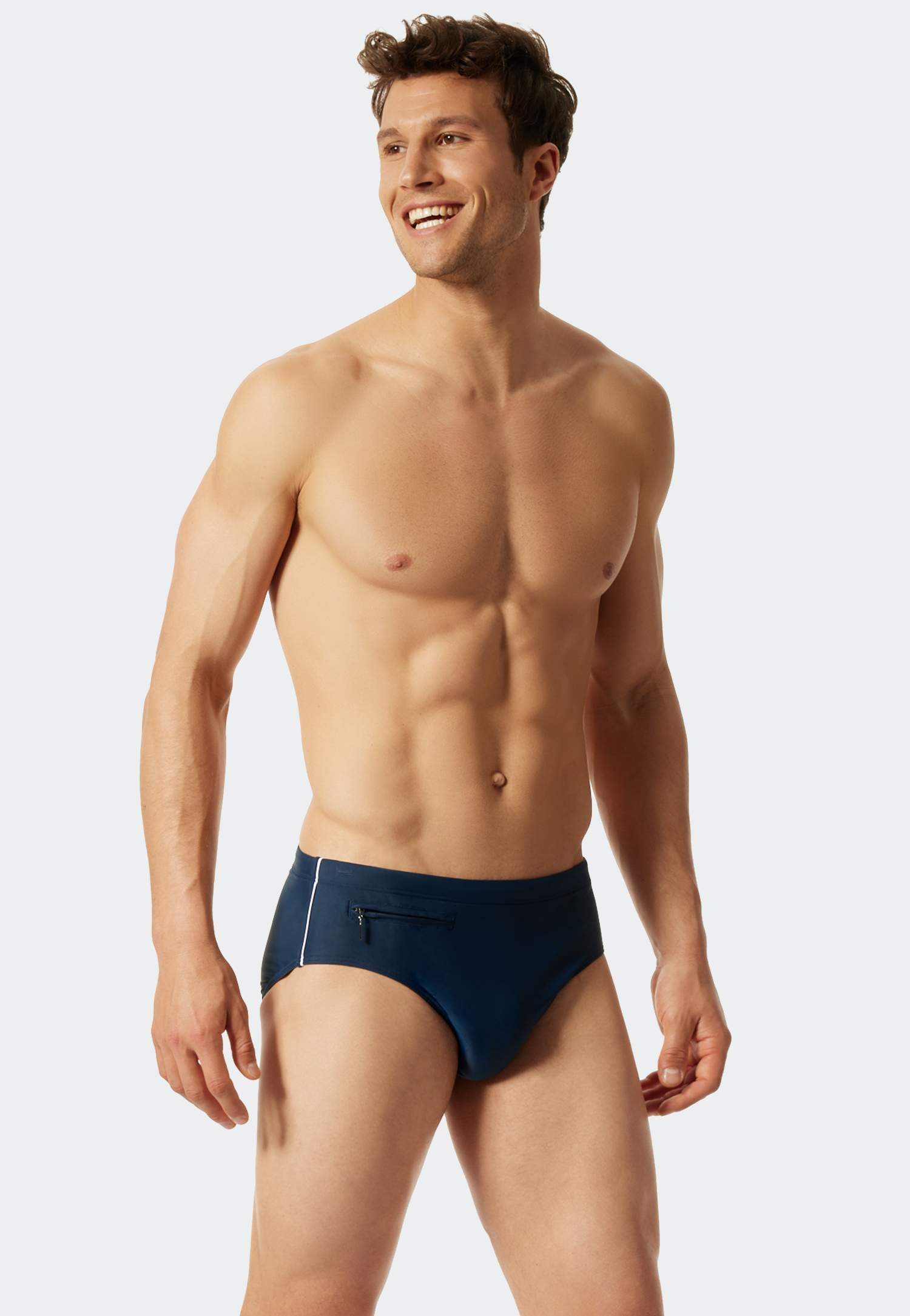 Badehose mit Reißverschluss-Tasche Wirkware recycelt feiner Streifen admiral - Nautical Casual 5 Badehose mit Reißverschluss-Tasche Wirkware recycelt feiner Streifen admiral - Nautical Casual 5 von Schiesser