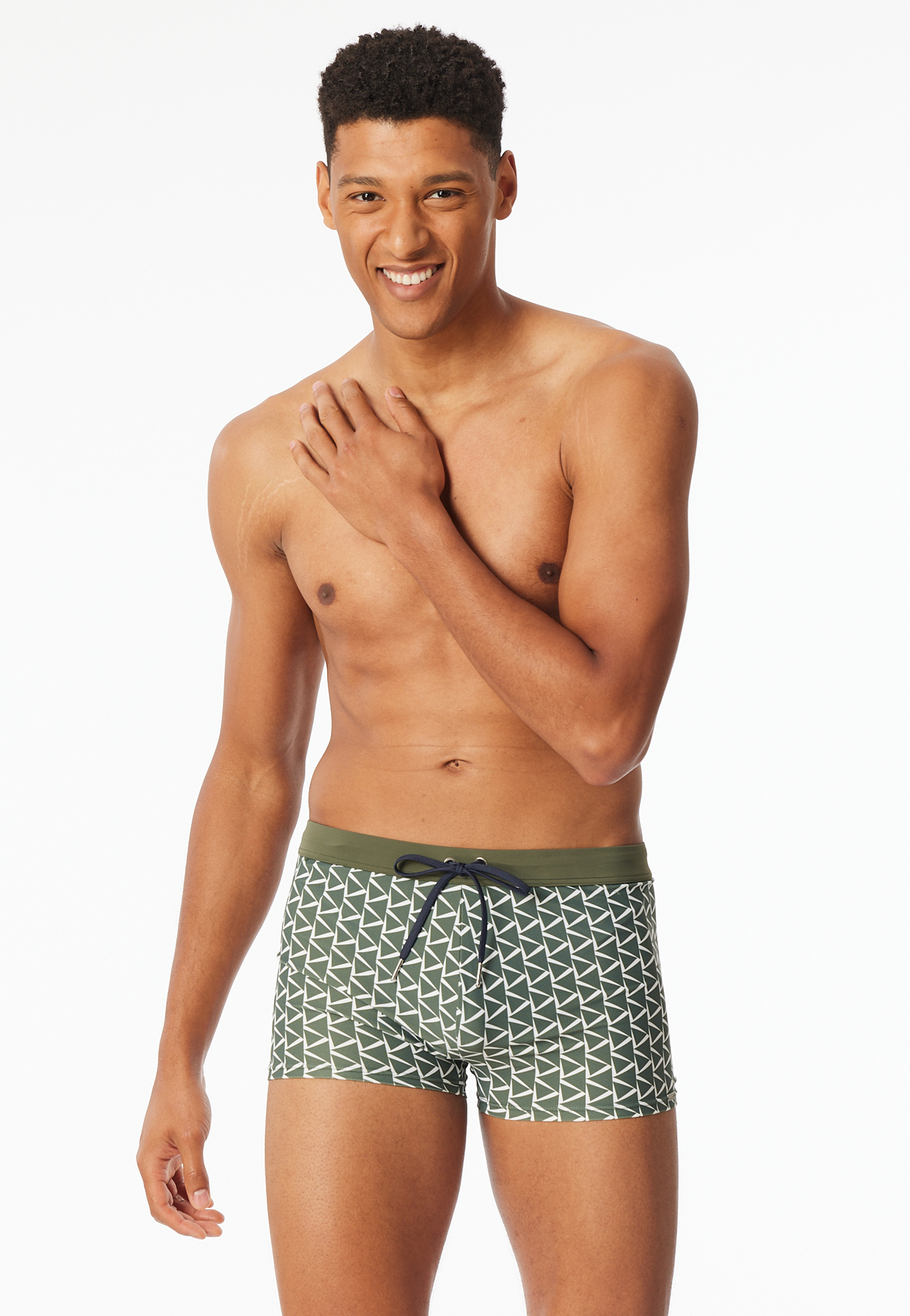 Badehose Wirkware recycelt khaki gemustert - Aqua 8 Badehose Wirkware recycelt khaki gemustert - Aqua 8 von Schiesser