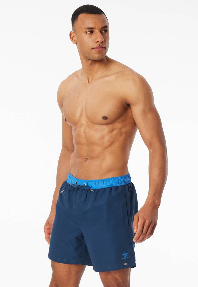 Badeshorts Webware recycelt indigo - Aqua 6 von Schiesser