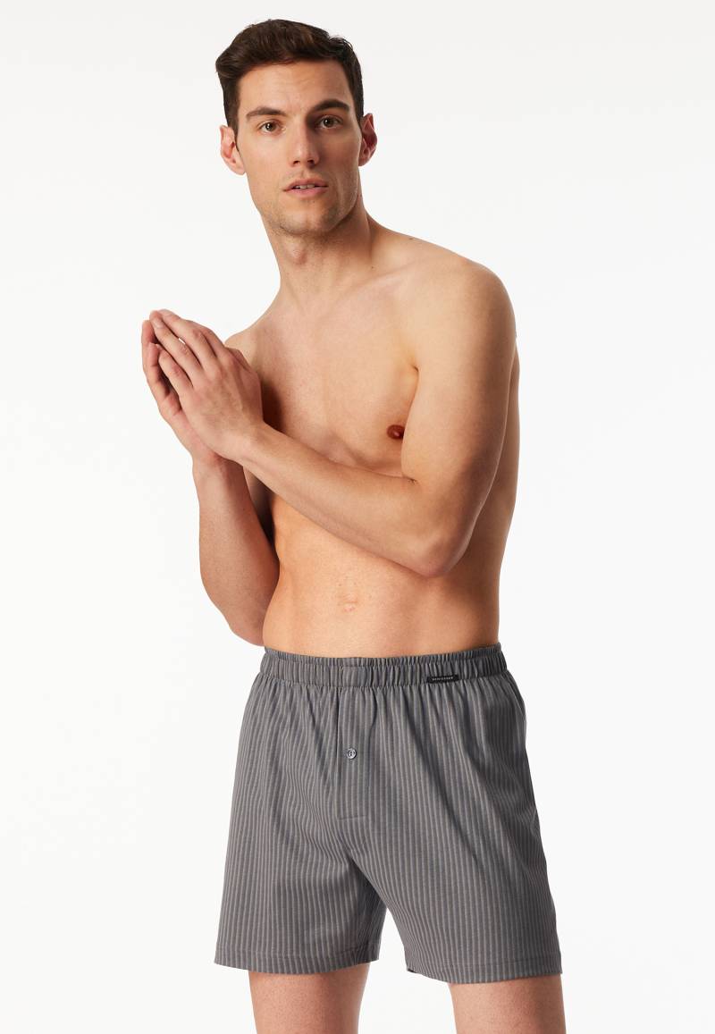 Boxershorts 2er-Pack Jersey uni gemustert - Boxershorts Multipack 5 von Schiesser
