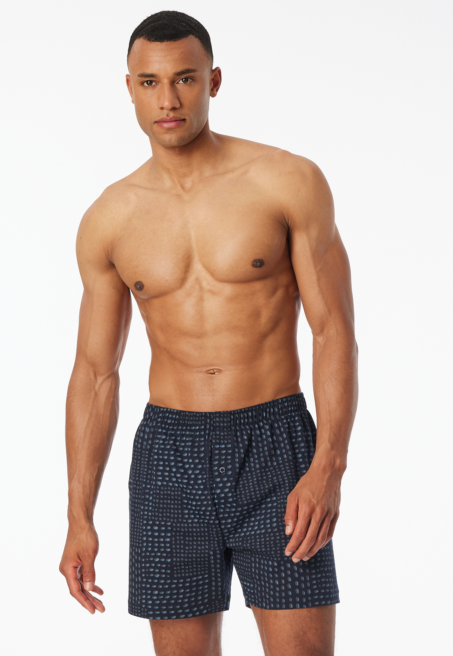 Boxershorts Interlock graphit gemustert - Fine Interlock 7 Boxershorts Interlock graphit gemustert - Fine Interlock 7 von Schiesser