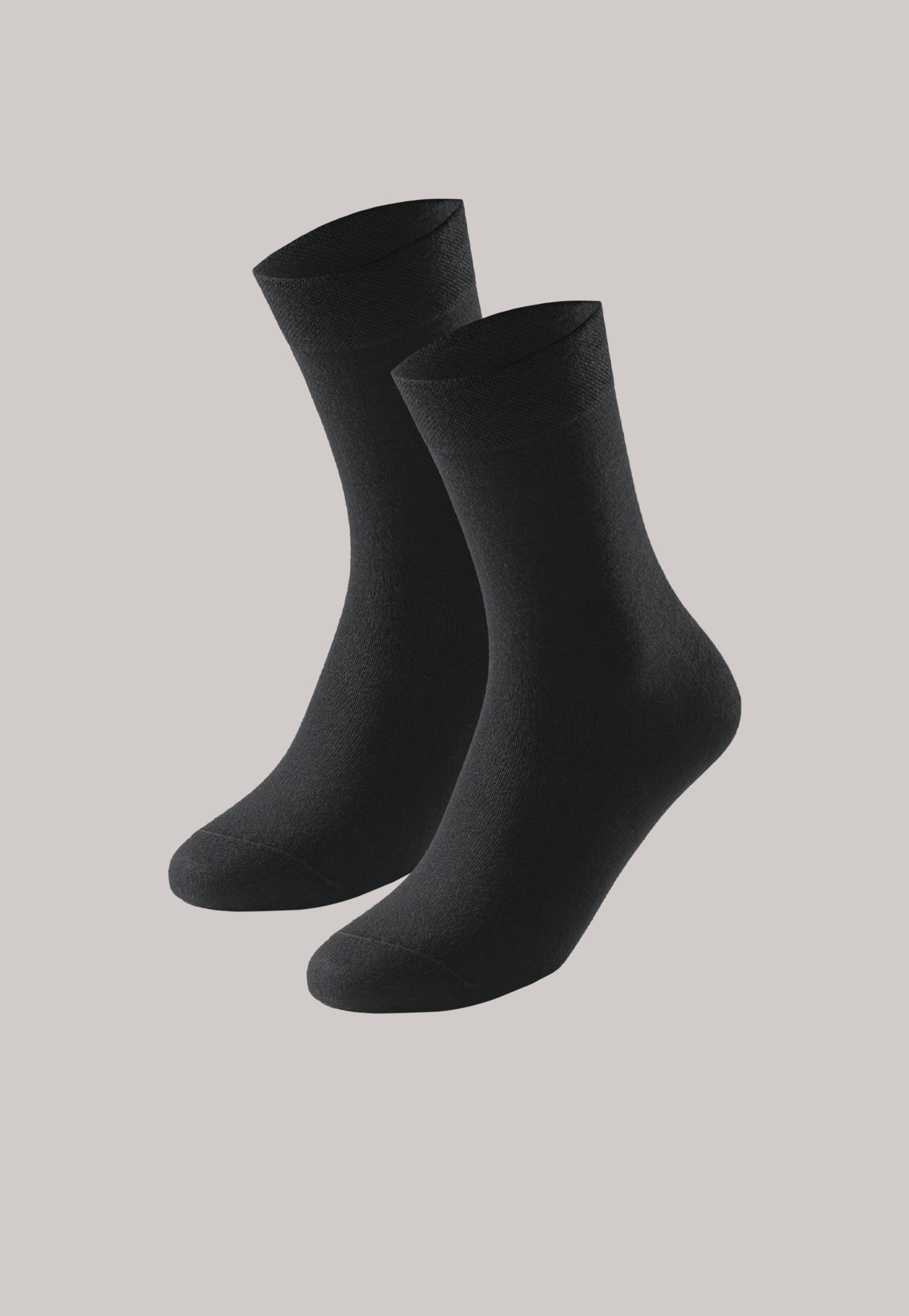 Damensocken 2er-Pack schwarz - Long Life Cool 35/38 von Schiesser