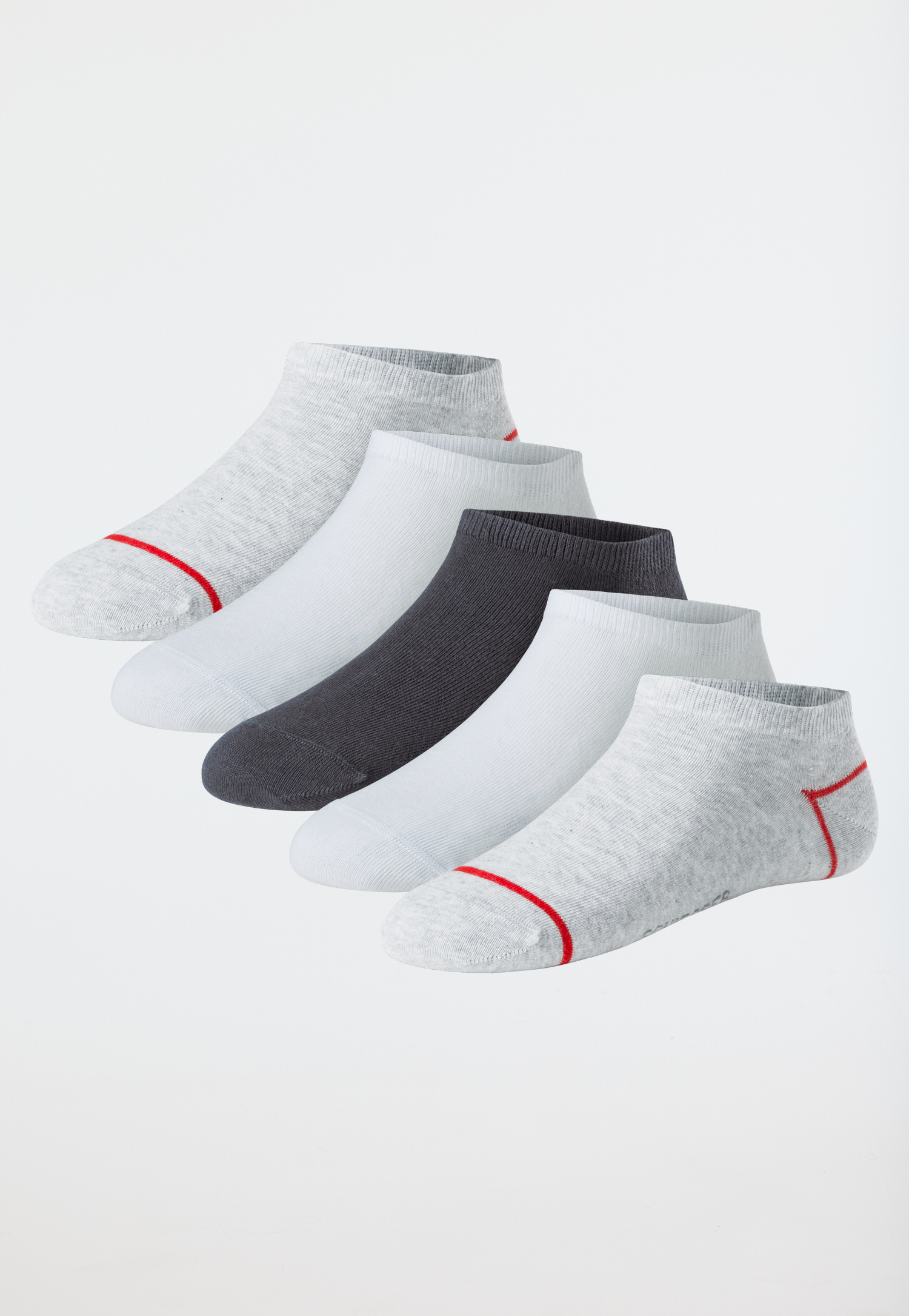 Herrensocken Sneaker 5er-Pack mehrfarbig - Bluebird 43/46 Herrensocken Sneaker 5er-Pack mehrfarbig - Bluebird 43/46 von Schiesser