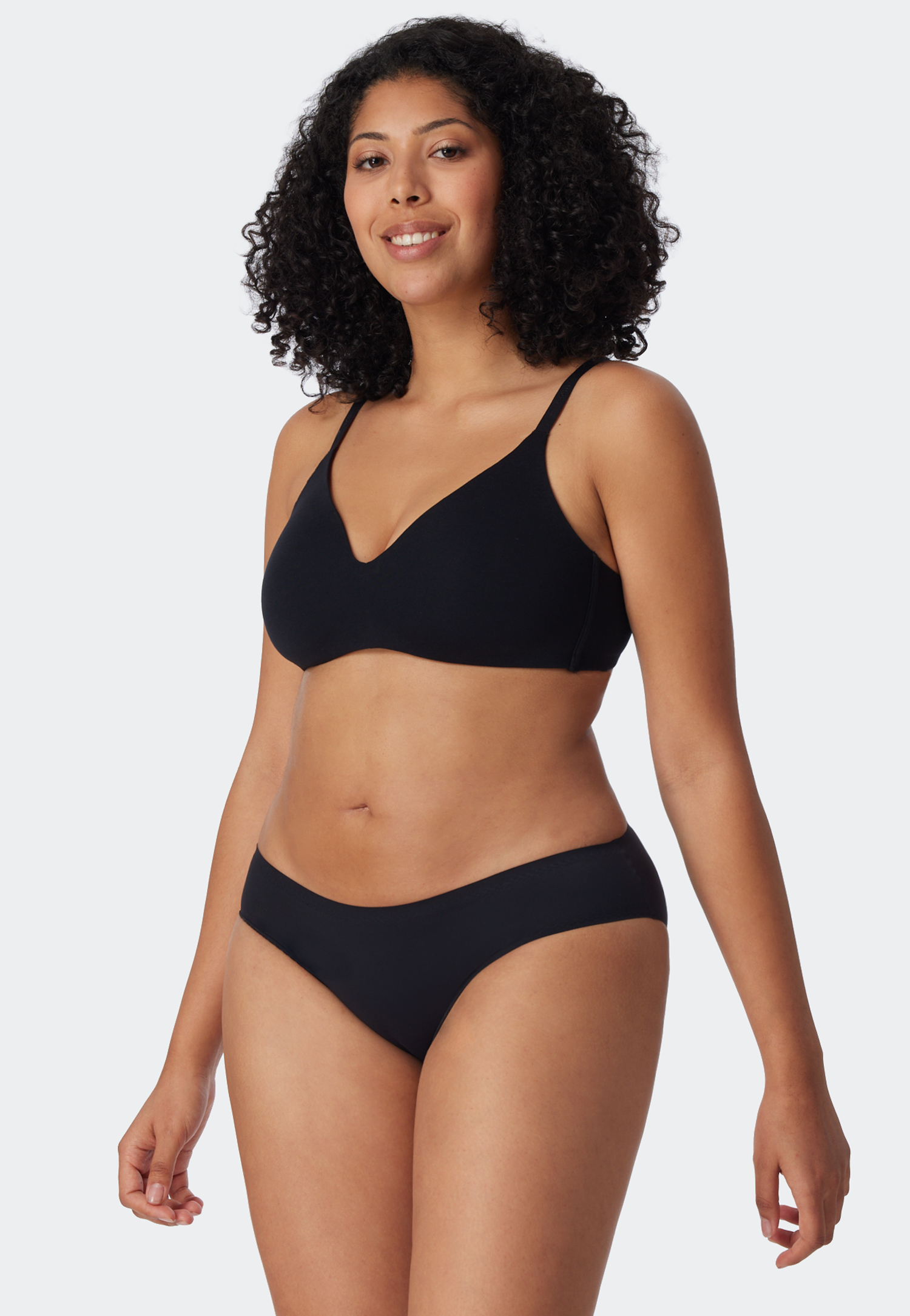 Hip-Rio-Slip Microfaser schwarz - Invisible Soft 36 von Schiesser