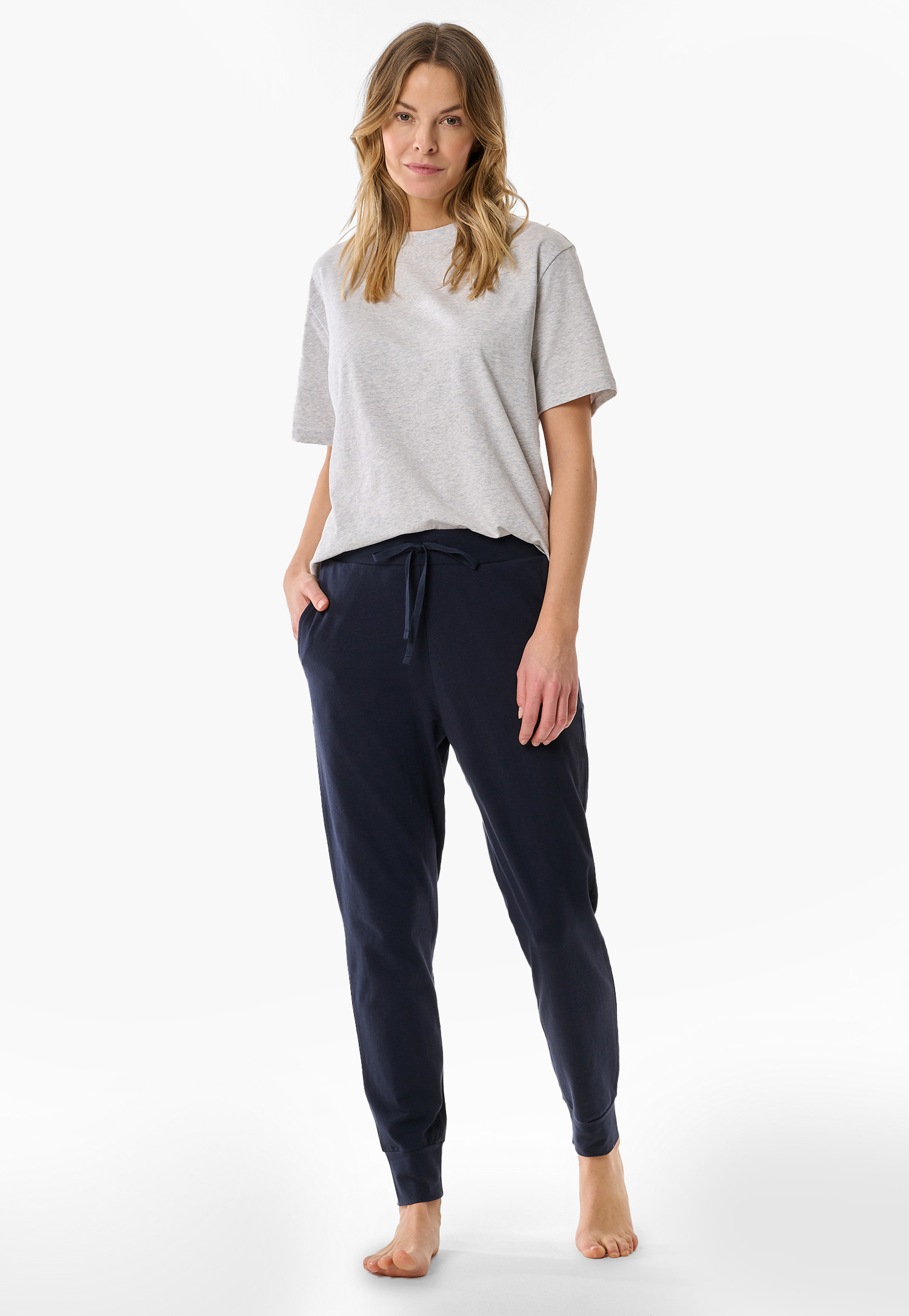 Hose lang Bündchen dunkelblau - Mix+Relax 44 Hose lang Bündchen dunkelblau - Mix+Relax 44 von Schiesser