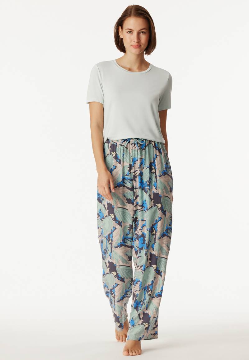 Loungehose lang Viskose multicolor bedruckt - Mix+Relax 42 von Schiesser