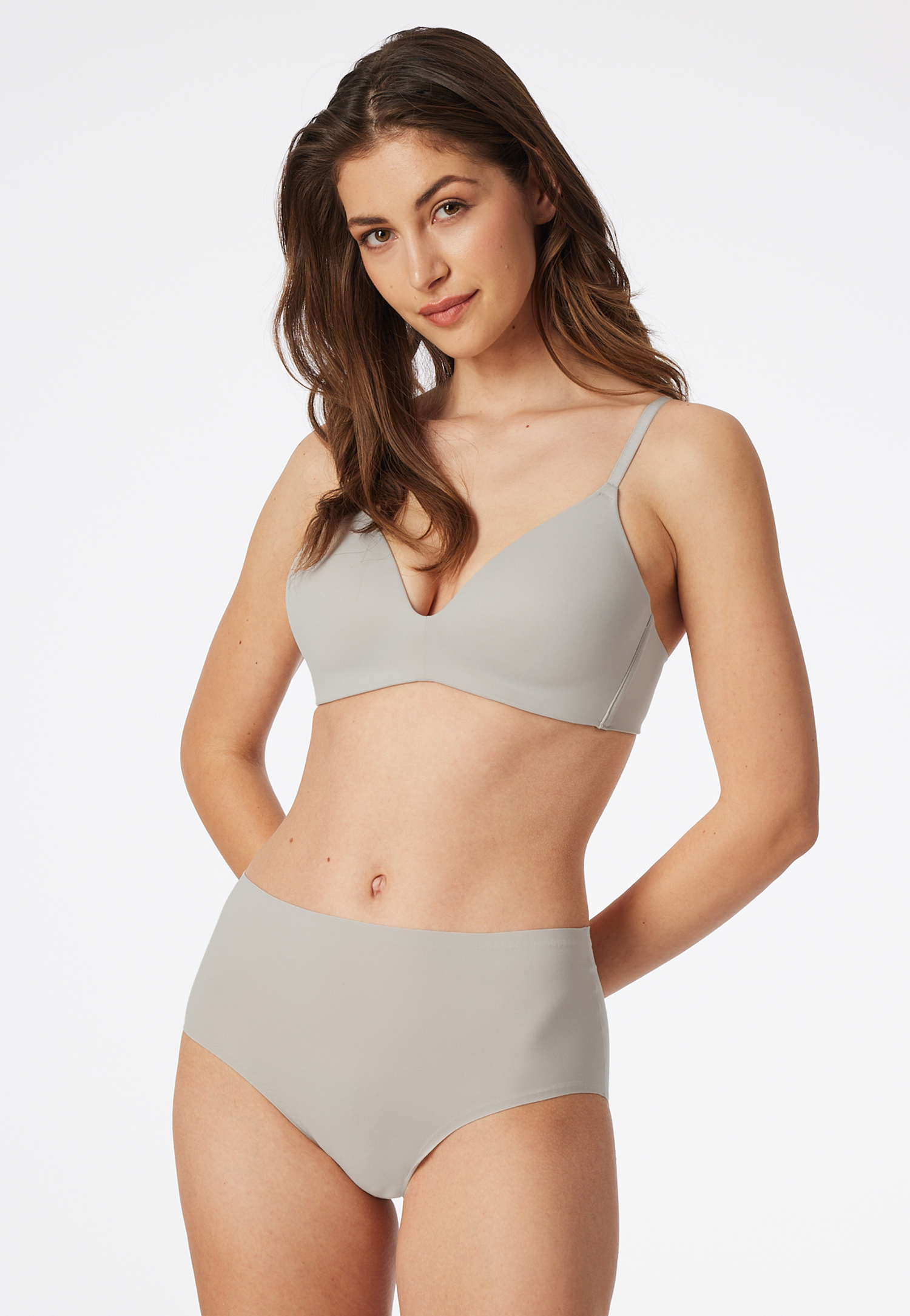 Maxi-Slip Microfaser grau-jaspe - Invisible Soft 44 Maxi-Slip Microfaser grau-jaspe - Invisible Soft 44 von Schiesser