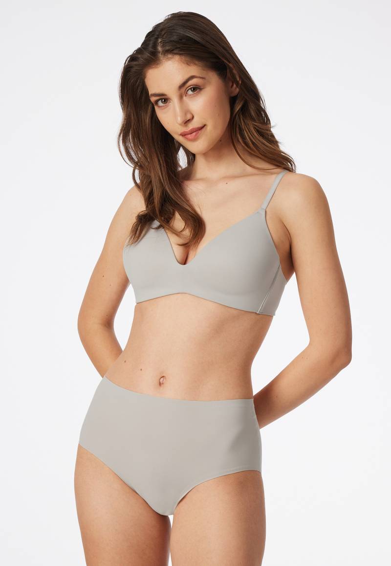 Maxi-Slip Microfaser grau-jaspe - Invisible Soft 44 von Schiesser