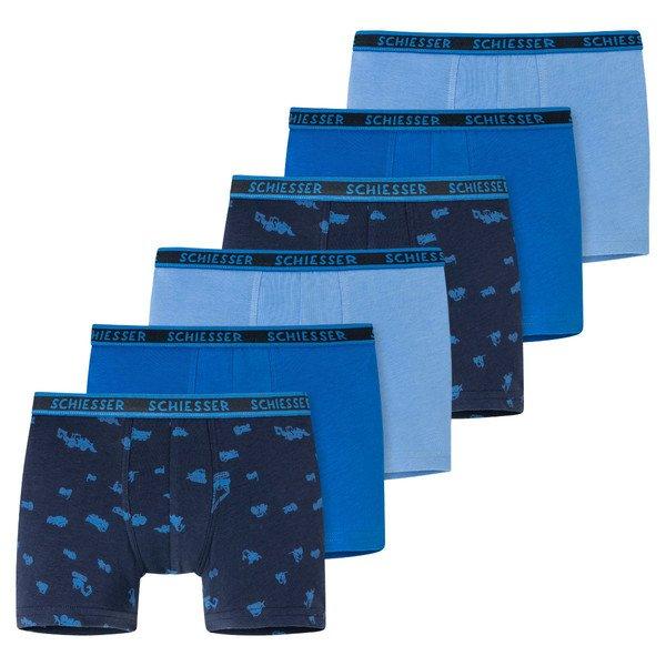6er Pack Kids Boys 955 Organic Cotton - Shorts Pants Jungen Multicolor 104 von Schiesser