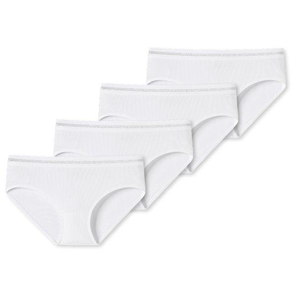 4er Pack Teens Girls Long Life Cotton - Panties Mädchen Weiss 164 von Schiesser