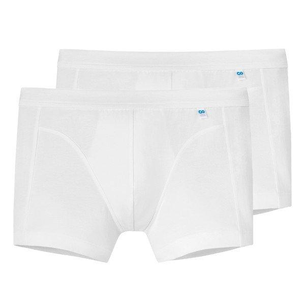 2er Pack Long Life Cotton - Shorts Pants Herren Weiss M von Schiesser