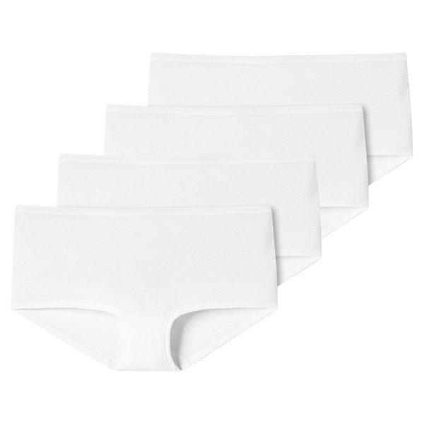 4er Pack 955 Organic Cotton - Shorts Damen Weiss XL von Schiesser