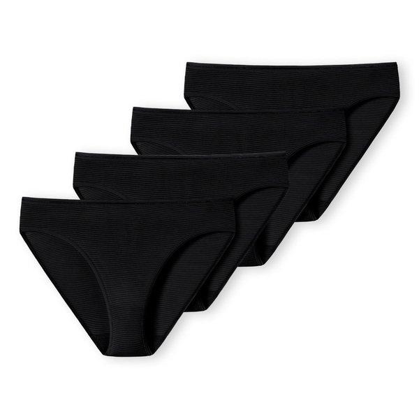 4er Pack Modal Essentials - Tai Slip Damen Schwarz XXL von Schiesser