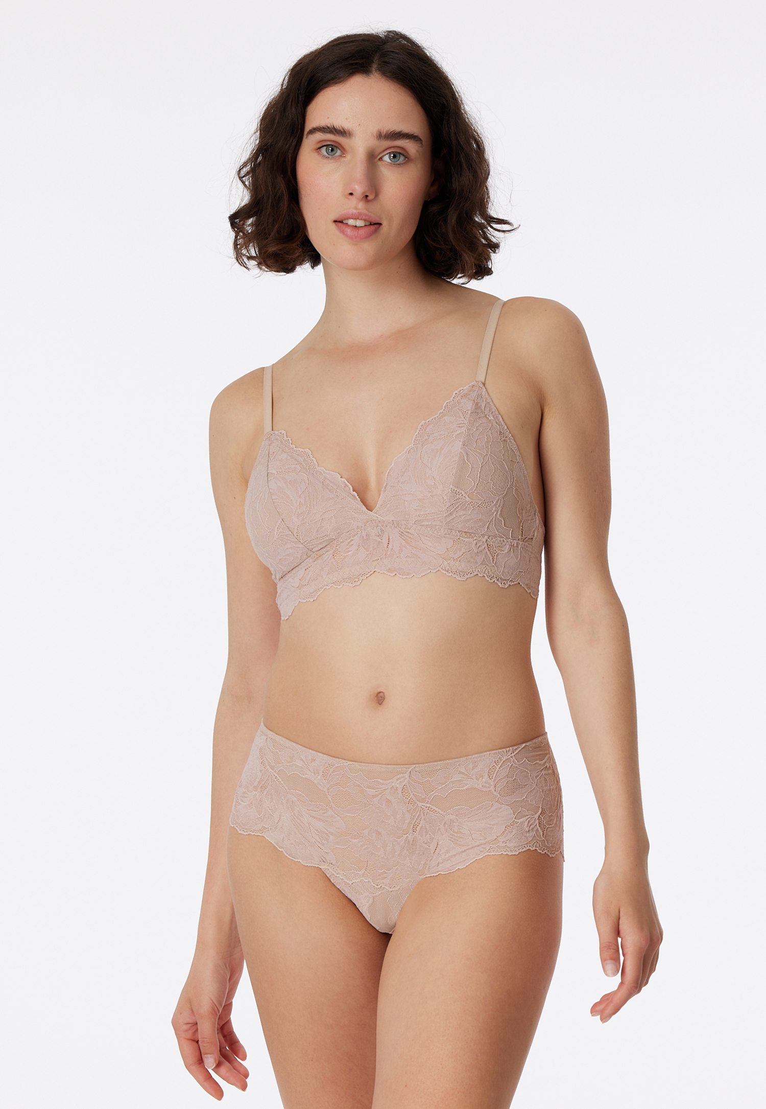 Panty Spitze beige - Modal & Lace 42 von Schiesser