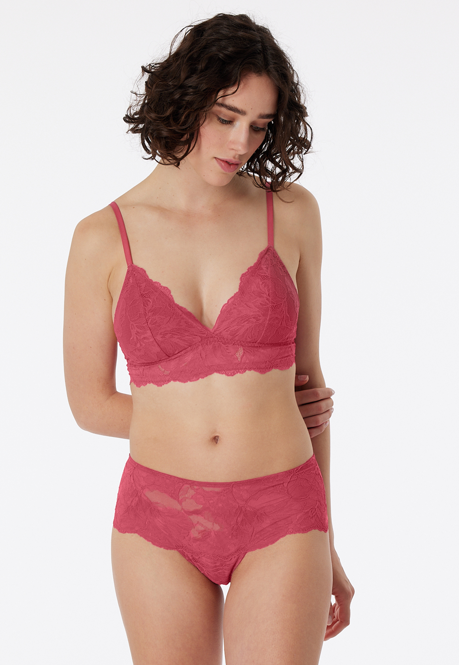 Panty Spitze pink - Modal & Lace 34 von Schiesser