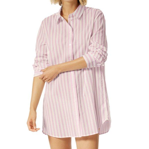 Pyjama Story - Sleepshirt Nachthemd - 80 Cm Lang Damen Lila 3XL von Schiesser