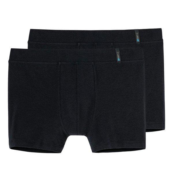 2er Pack Long Life Soft - Shorts Pants Herren Schwarz XL von Schiesser