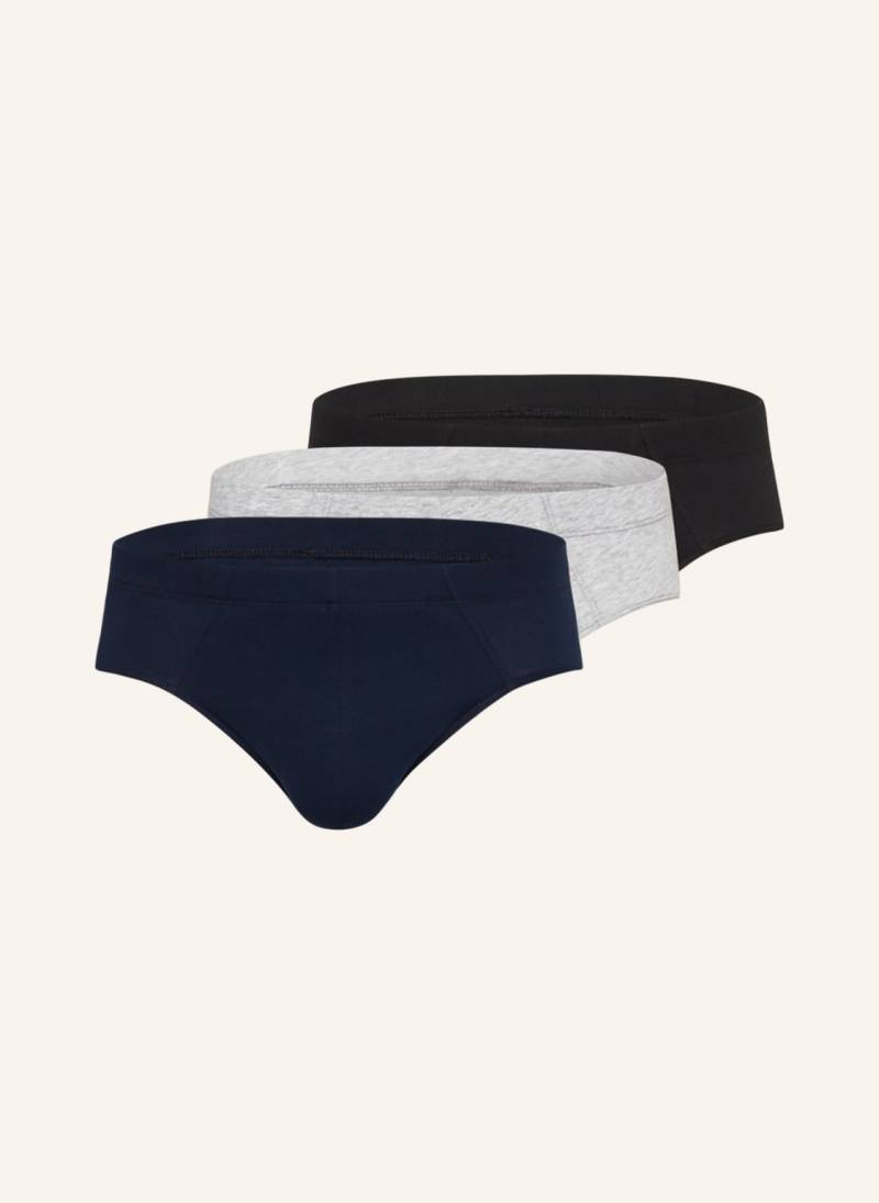 Schiesser 3er-Pack Slips 95/5 grau von Schiesser