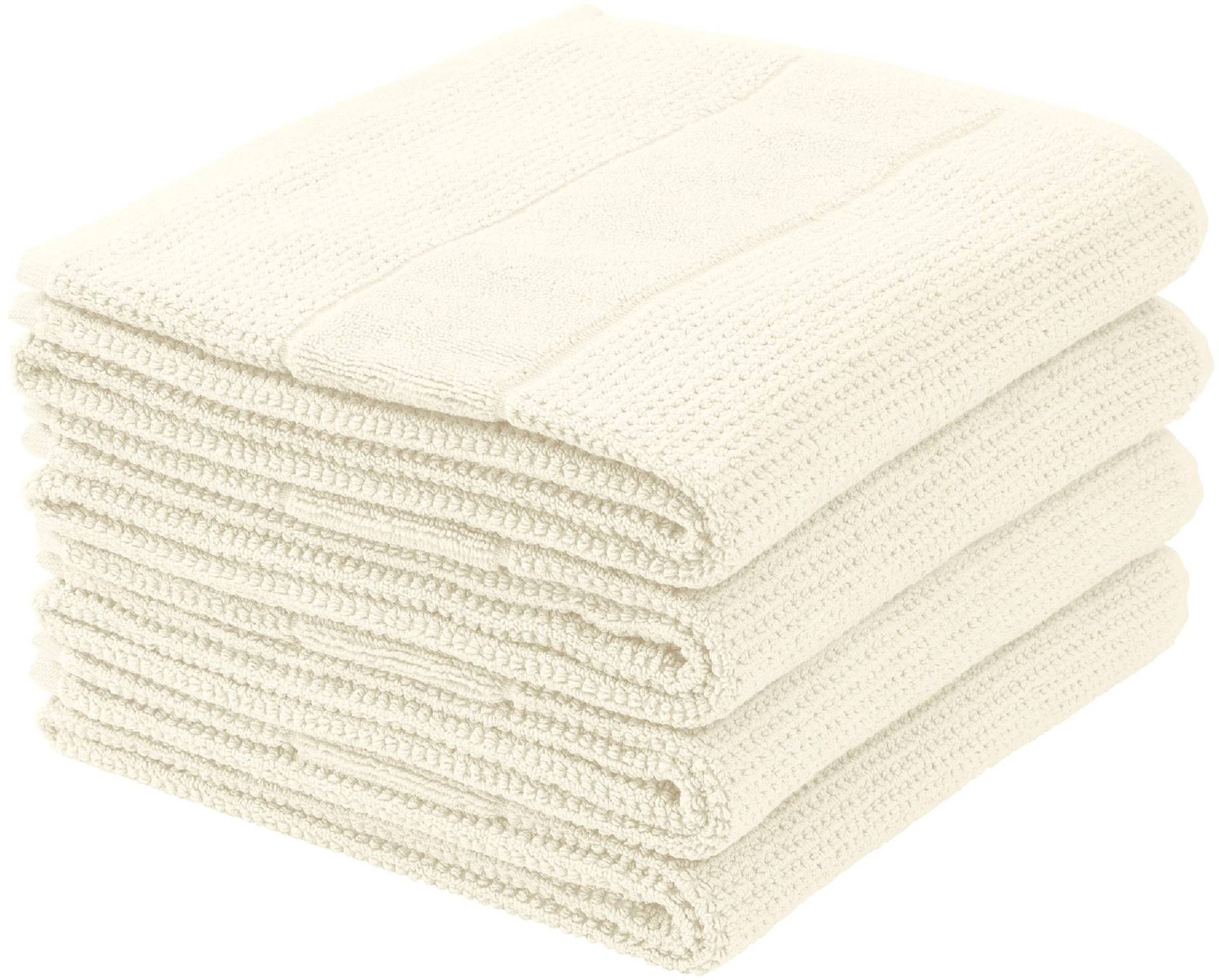 Schiesser Handtücher »Turin im 4er Set aus 100% Baumwolle«, (4 St.) von Schiesser