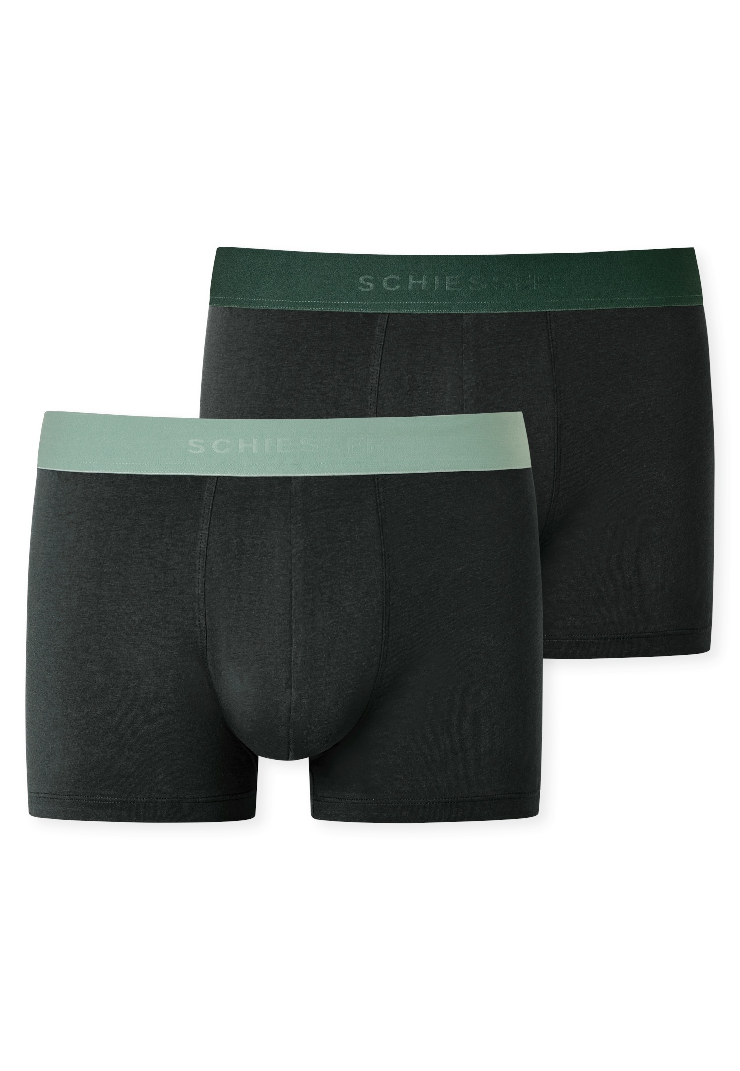 Schiesser Lange Unterhose »95/5 Multipacks«, (2er Pack), mit farblich abgesetztem, sportlichem Logo-Webgummibund von Schiesser