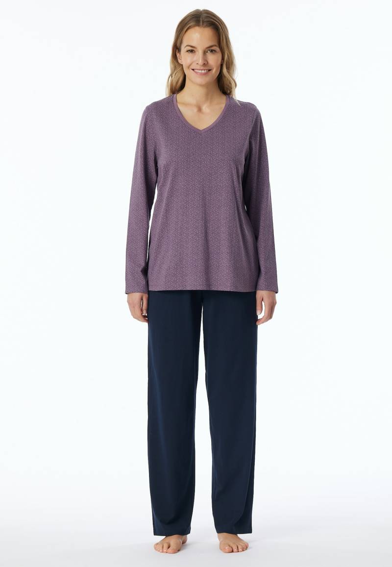 Schiesser Schlafanzug »Comfort Essentials«, (2 tlg.), mit hochwertigem V-Ausschnitt von Schiesser