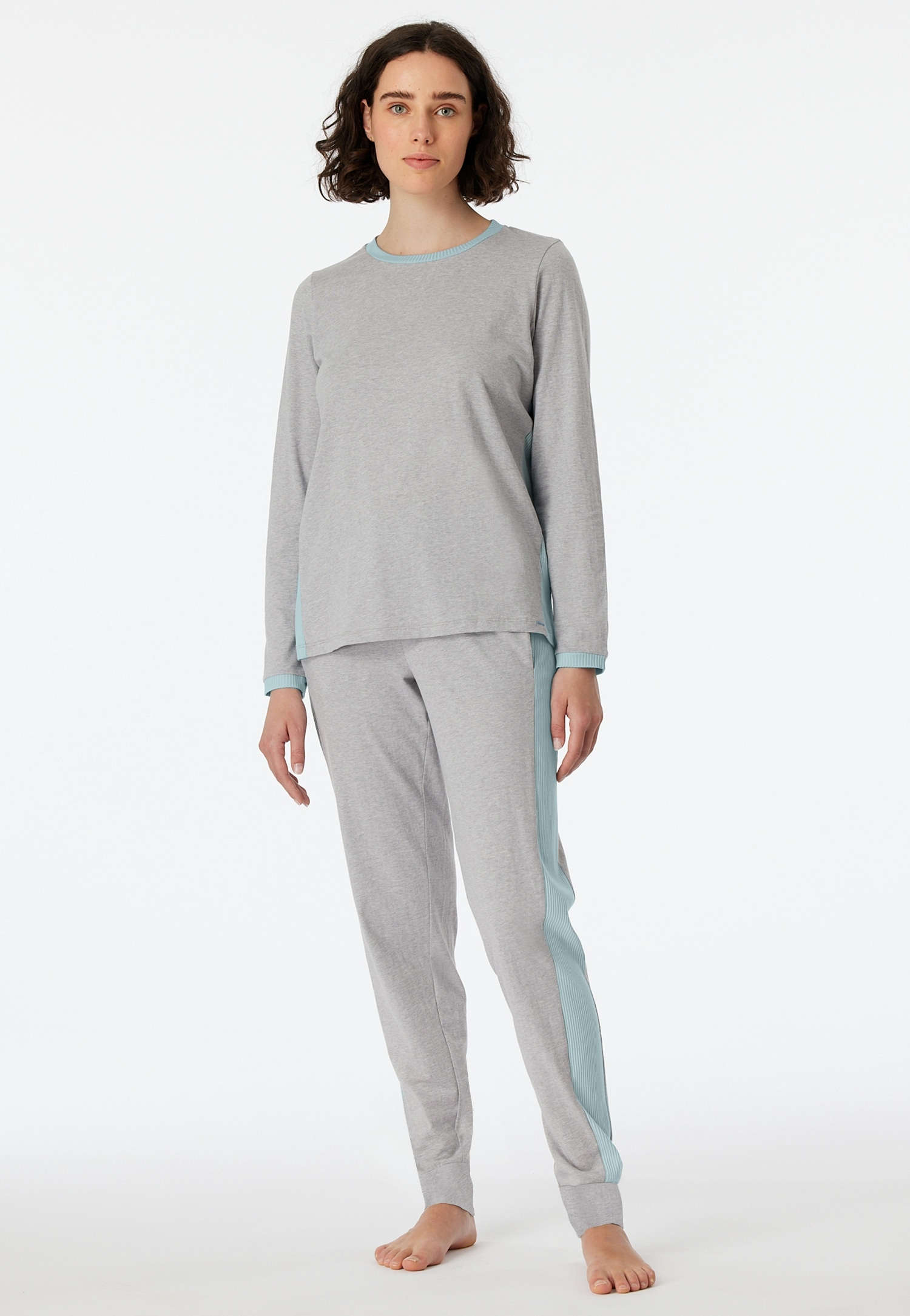 Schiesser Pyjama »"Casual Nightwear"«, (2 tlg.), lässiger Loose-Fit-Schnitt von Schiesser