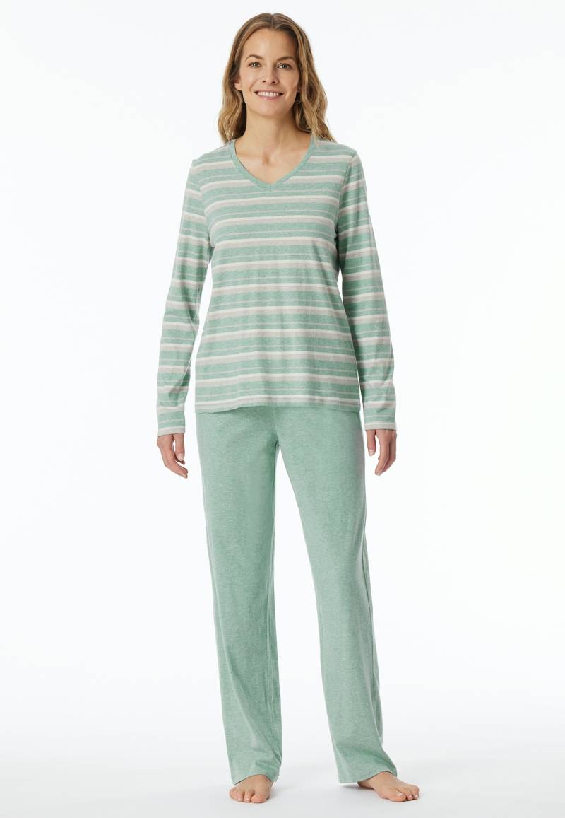Schiesser Schlafanzug »Casual Essentials«, (2 tlg.), mit angenehmen Bündchen von Schiesser
