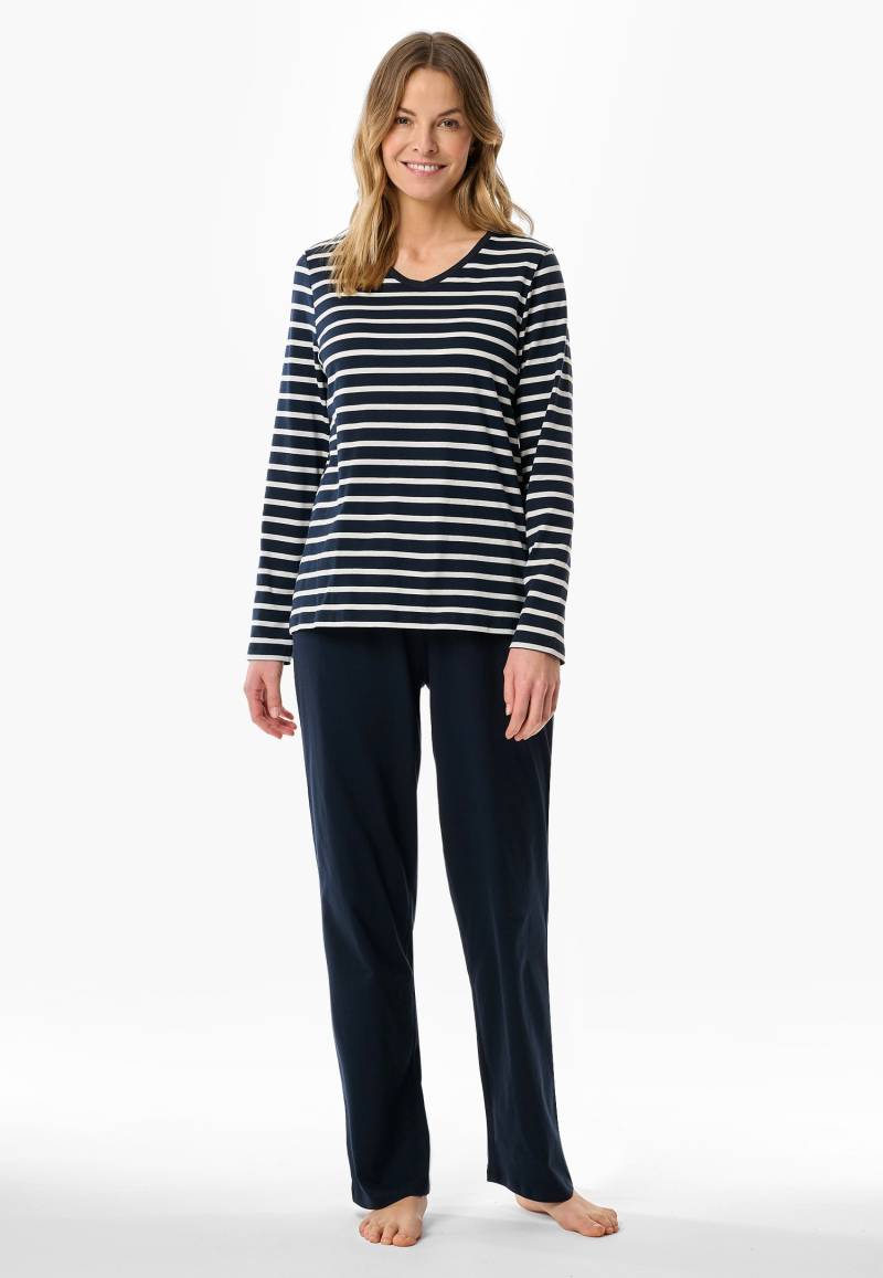 Schiesser Schlafanzug »Casual Essentials«, (2 tlg.), mit angenehmen Bündchen von Schiesser