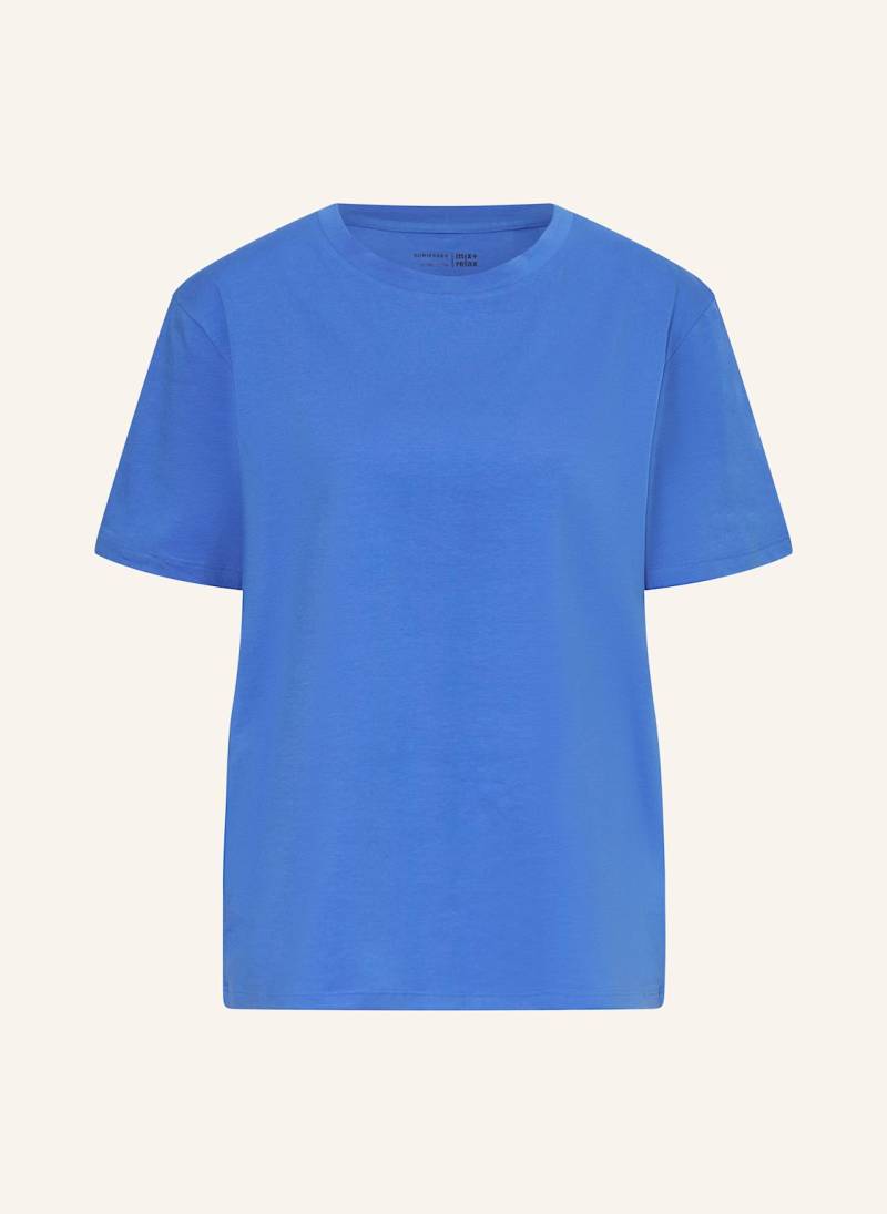 Schiesser Schlafshirt Mix+Relax blau von Schiesser