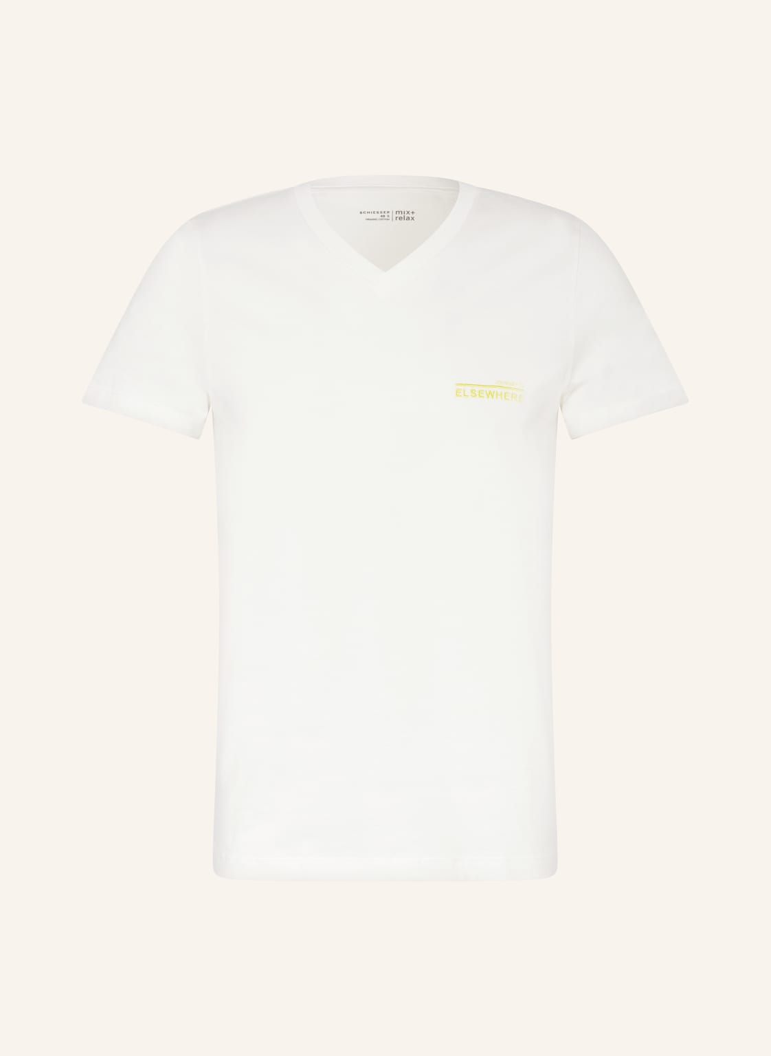 Schiesser Schlafshirt Mix + Relax weiss von Schiesser