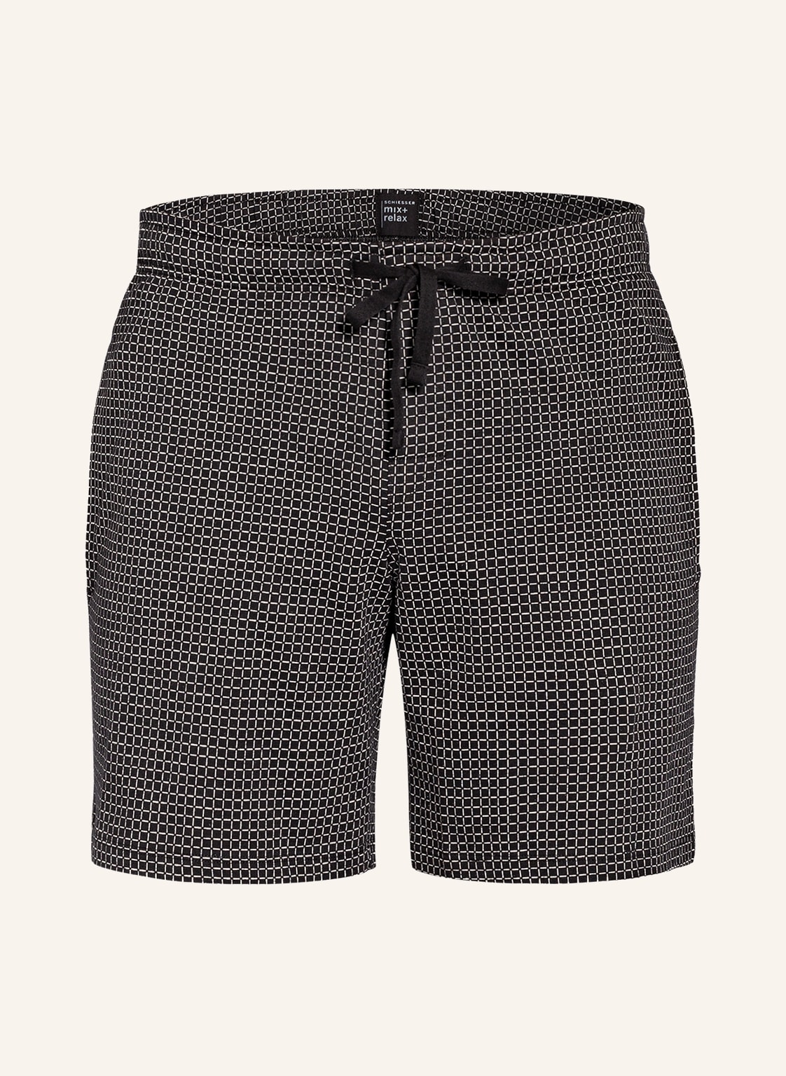 Schiesser Schlafshorts Mix+Relax schwarz von Schiesser