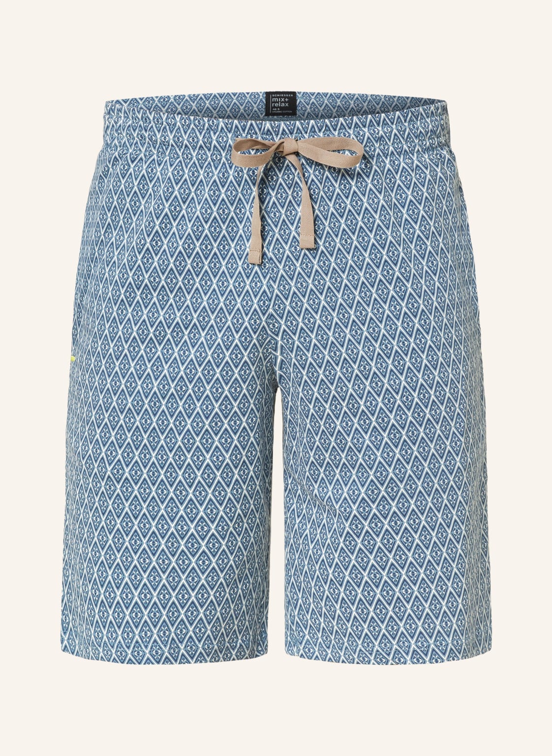 Schiesser Schlafshorts Mix + Relax blau von Schiesser