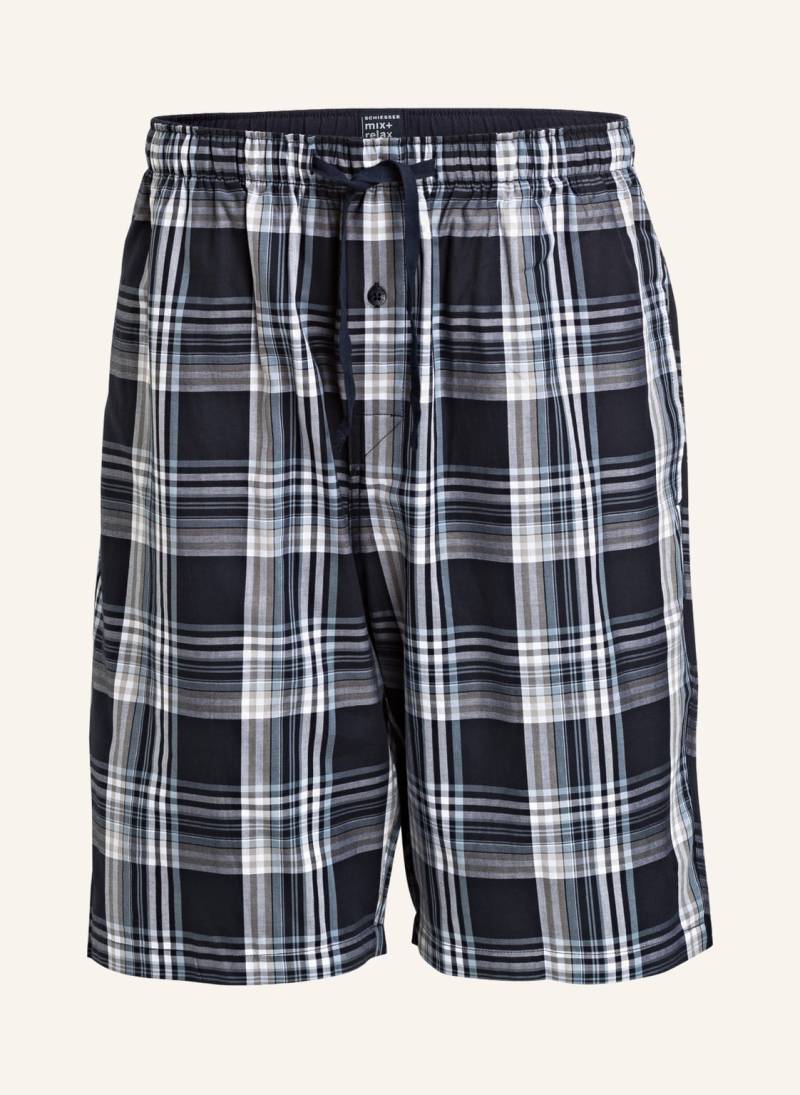 Schiesser Schlafshorts Mix+Relax blau von Schiesser