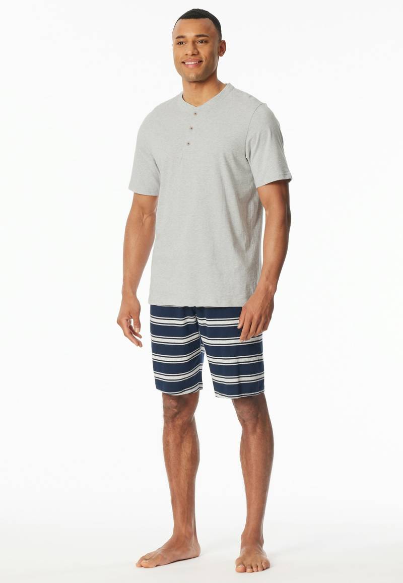 Schiesser Shorty »"Casual Nightwear"«, (2 tlg.), Shirt mit funktionaler Knopfleiste von Schiesser