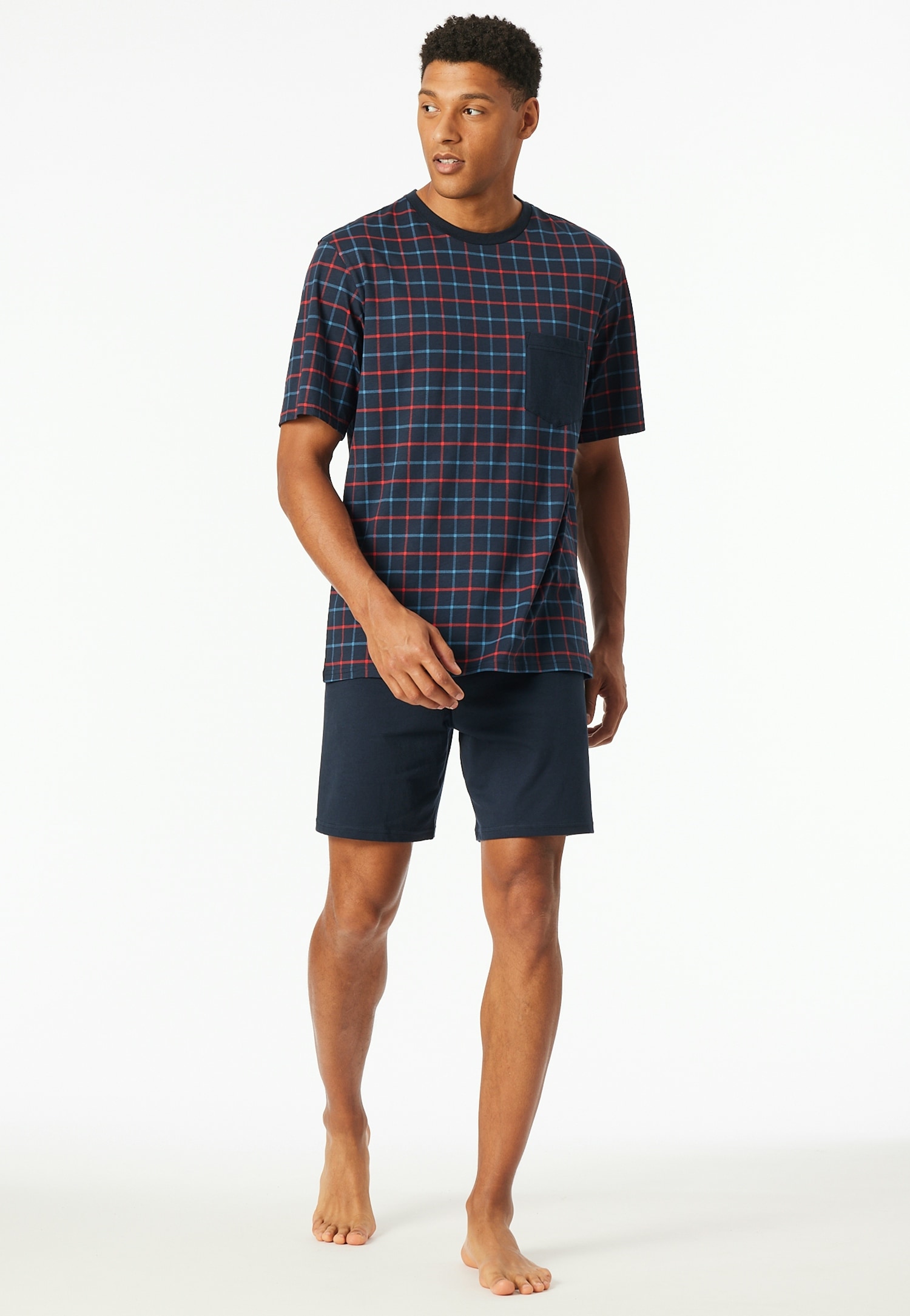 Schiesser Shorty »"Comfort Essentials"«, (2 tlg.), mit aufgesetzter Brusttasche von Schiesser