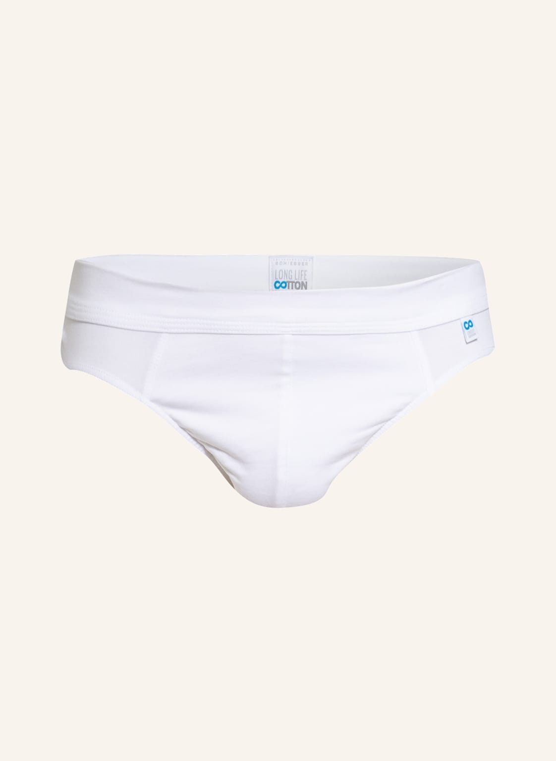 Schiesser Slip Long Life Cotton weiss von Schiesser