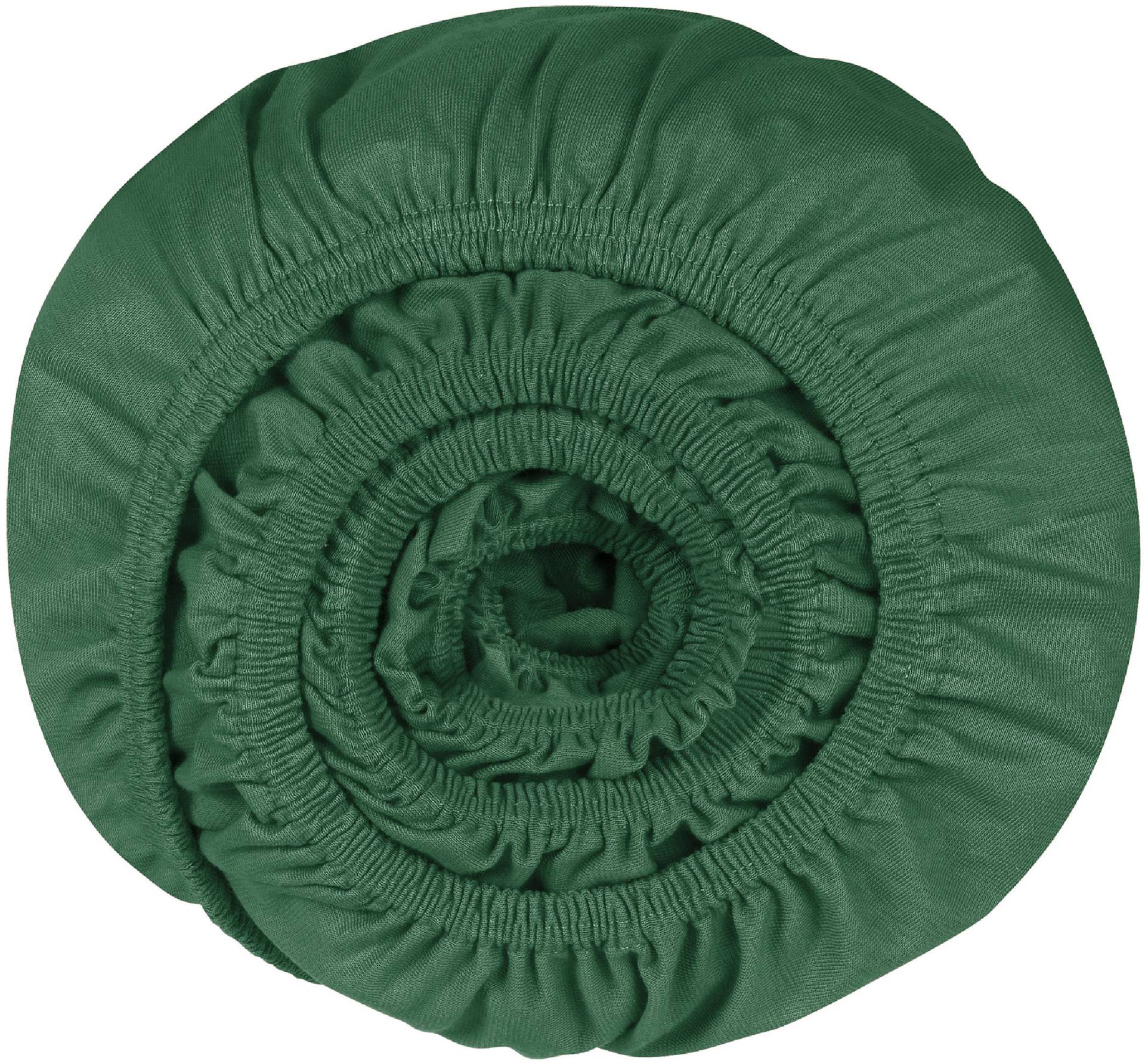 Schiesser Spannbettlaken »Felxi aus 95% Baumwolle und 5% Elasthan für maximale Flexibilität«, für hohe Matratzen und Boxpringbetten geeignet, Made in Green von Schiesser