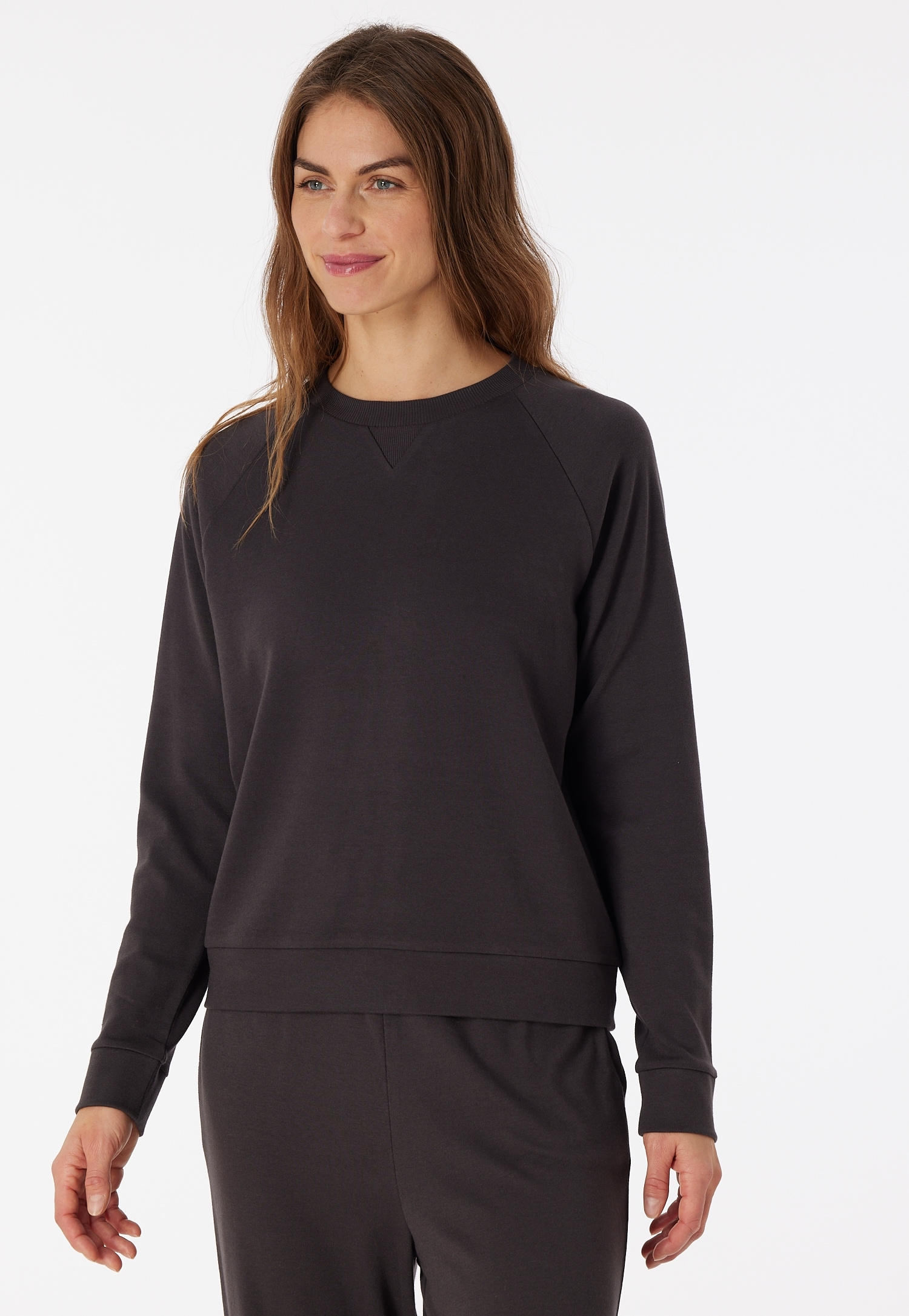 Schiesser Sweatshirt »"Mix+Relax"«, (-), mit geripptem Halsausschnitt mit V-förmigem Einsatz vorne Schiesser Sweatshirt »"Mix+Relax"«, (-), mit geripptem Halsausschnitt mit V-förmigem Einsatz vorne von Schiesser
