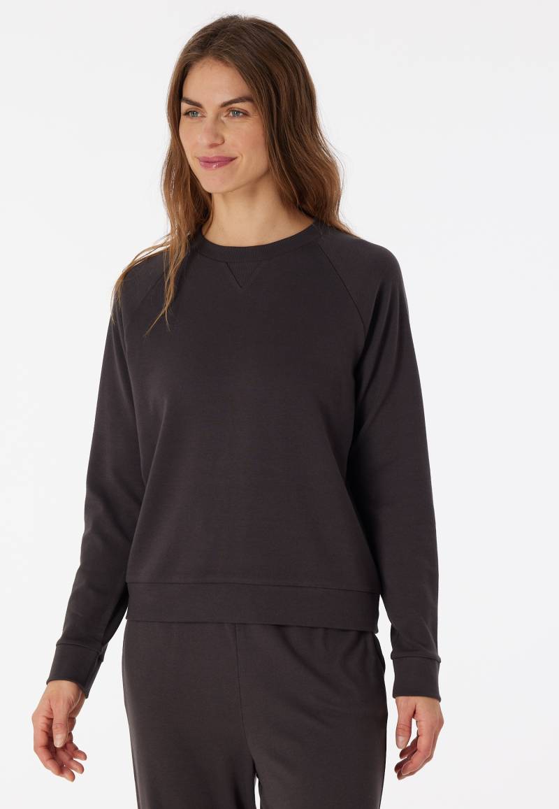 Schiesser Sweatshirt »"Mix+Relax"«, (-), mit geripptem Halsausschnitt mit V-förmigem Einsatz vorne von Schiesser