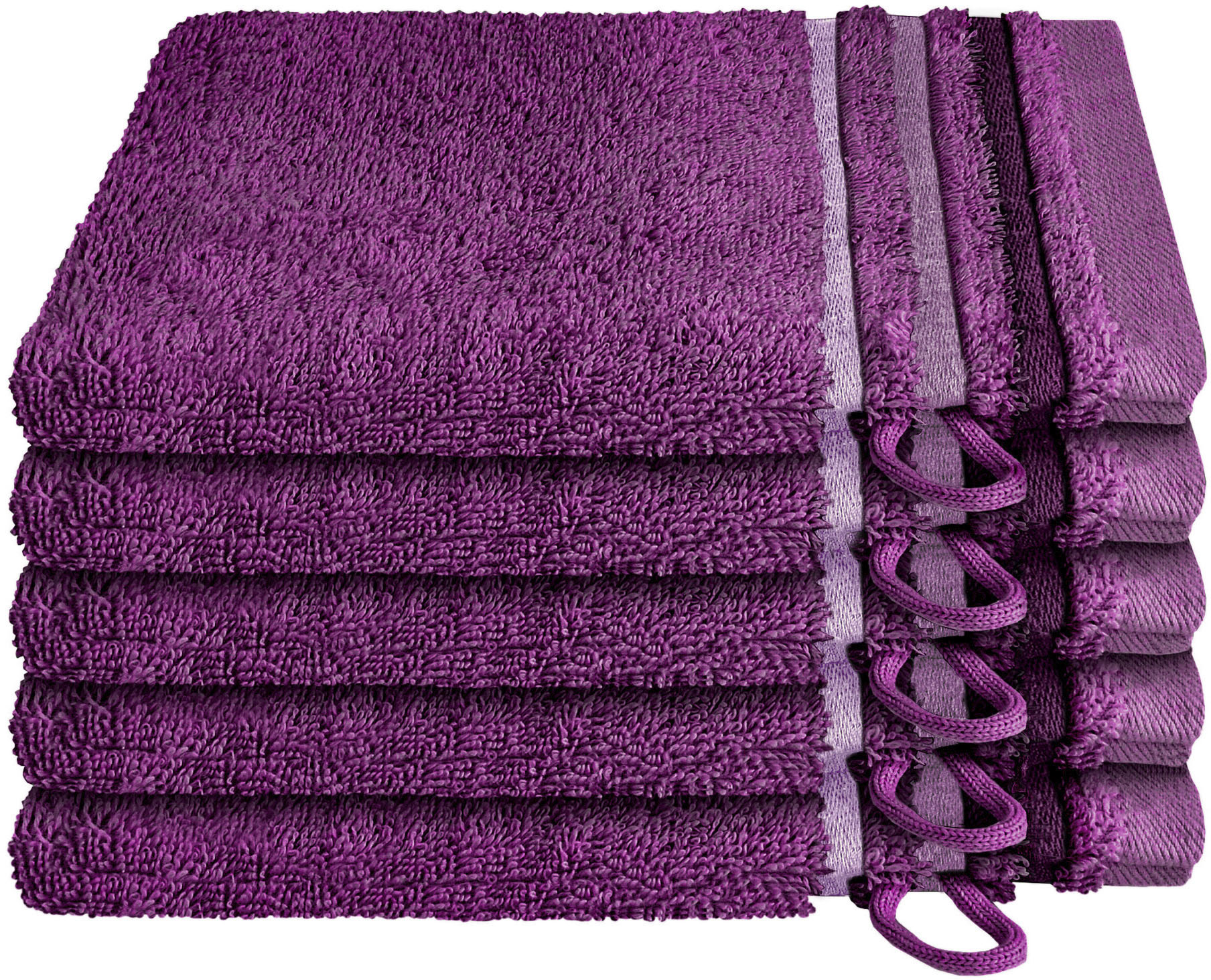 Schiesser Waschhandschuh »Skyline Color aus 100 % Baumwolle mit eleganter Streifenbordüre«, (5 St.), MADE IN GREEN by OEKO-TEX® von Schiesser