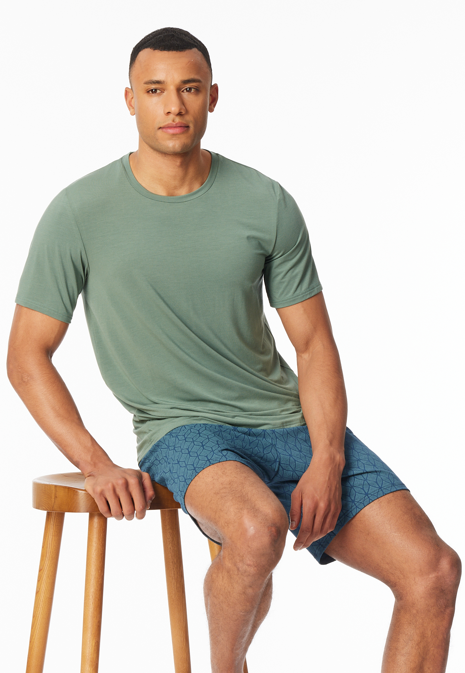 Schlafanzug kurz khaki - Long Life Soft 46 Schlafanzug kurz khaki - Long Life Soft 46 von Schiesser