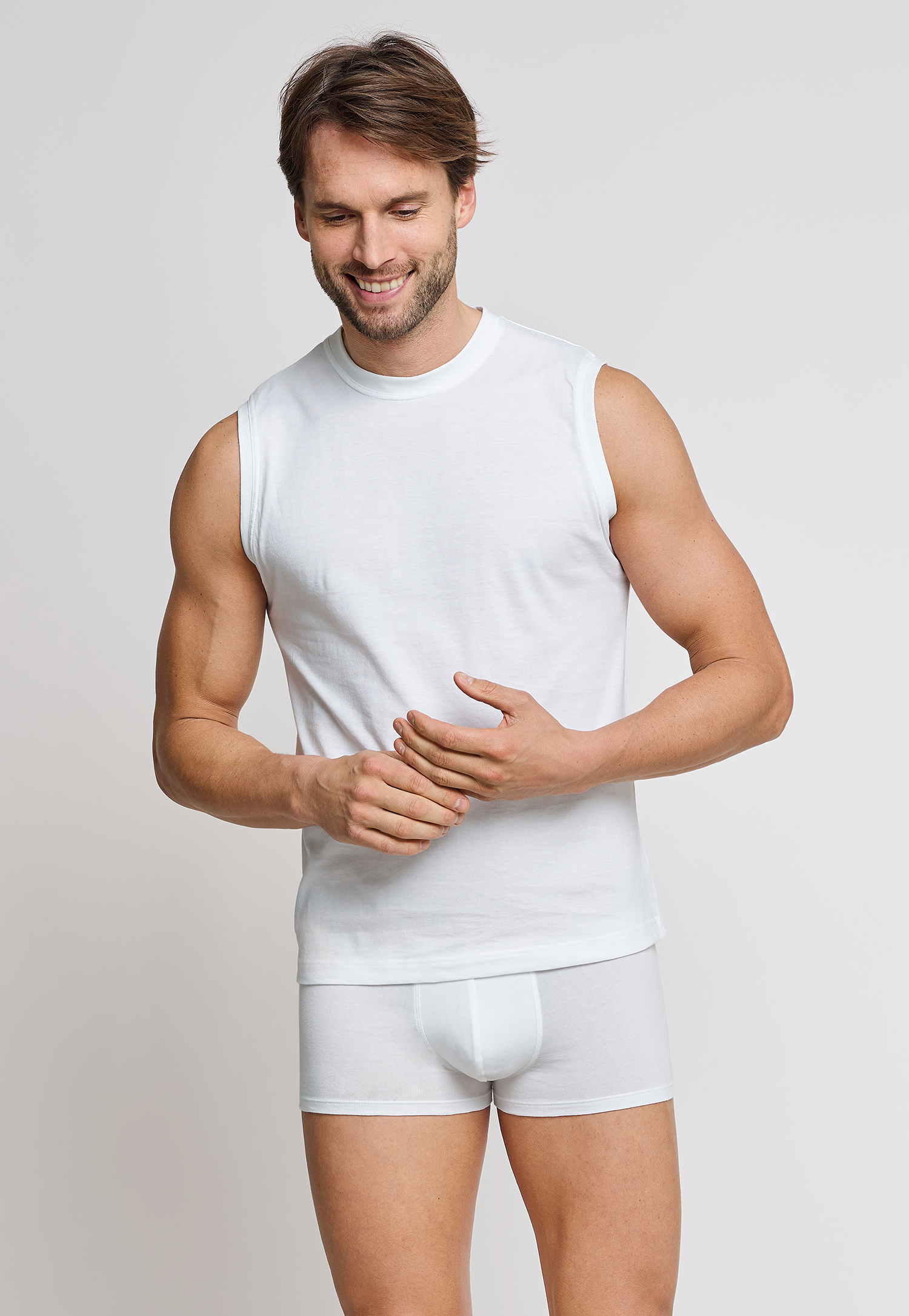 Shirt ärmellos 2er-Pack Muscle Shirt weiß - Essentials L Shirt ärmellos 2er-Pack Muscle Shirt weiß - Essentials L von Schiesser