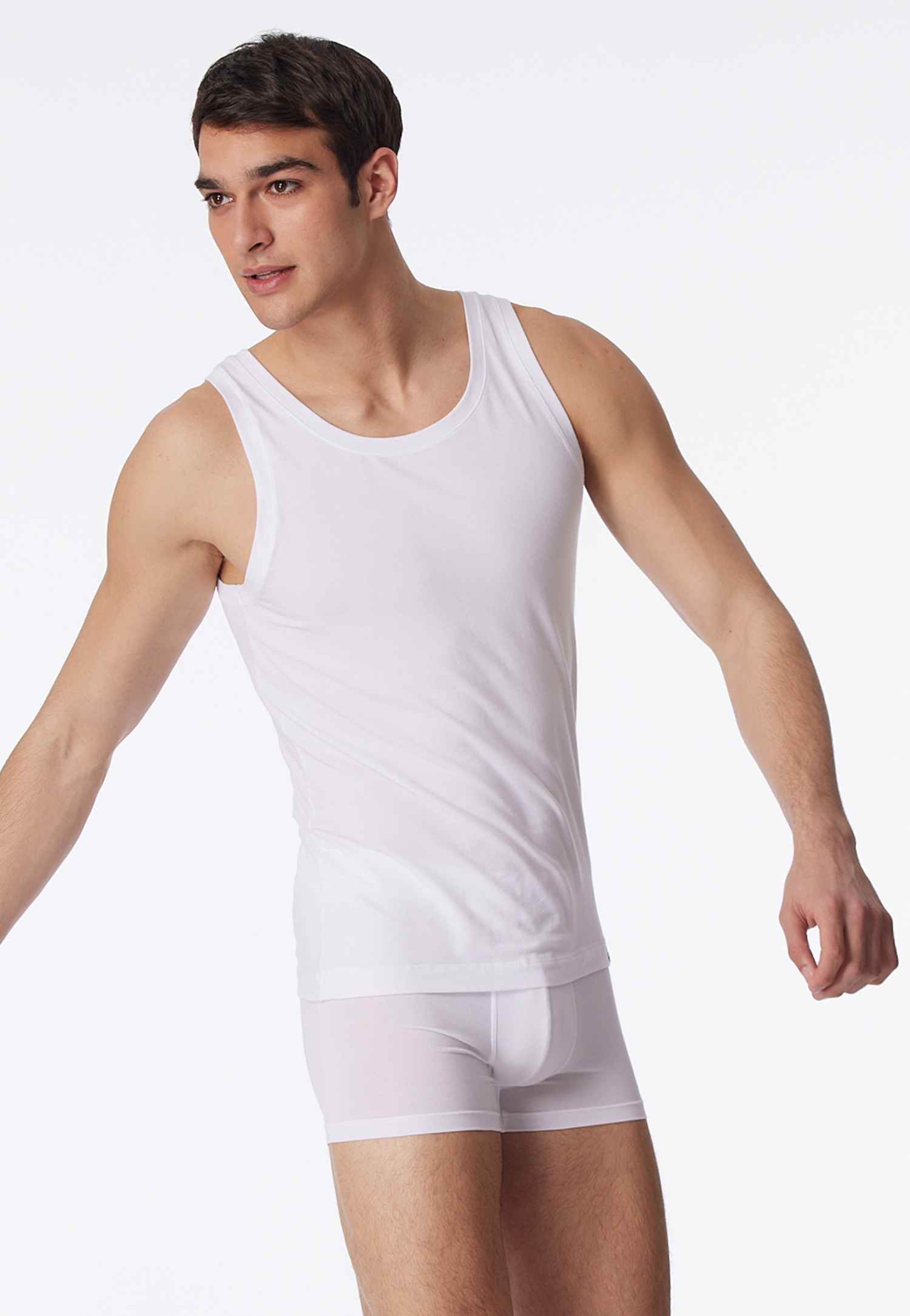 Shirt ärmellos weiß - Long Life Soft 7 Shirt ärmellos weiß - Long Life Soft 7 von Schiesser