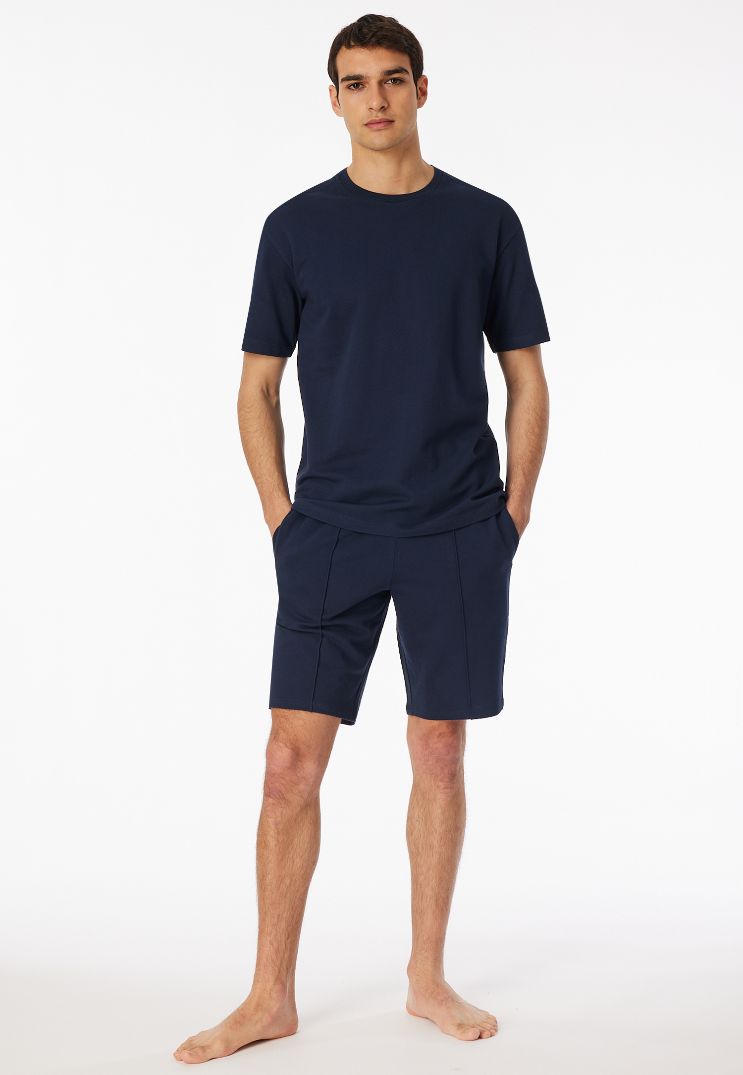 Shirt kurzarm Sweat-Qualität nachtblau - Mix+Relax 48 Shirt kurzarm Sweat-Qualität nachtblau - Mix+Relax 48 von Schiesser